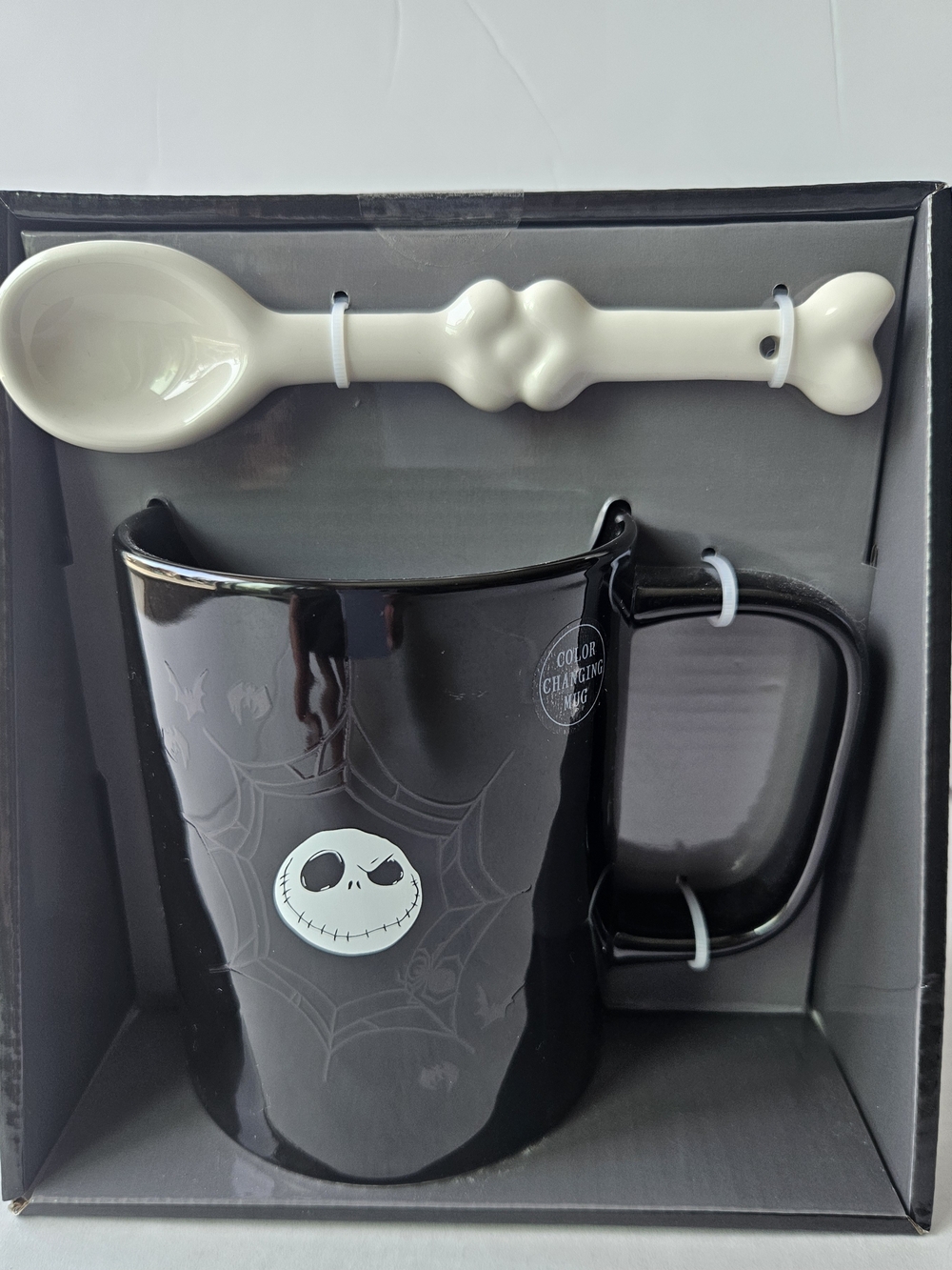 brand-new Rae Dunn x Disney's The Nightmare Before Christmas Color-Changing Mug